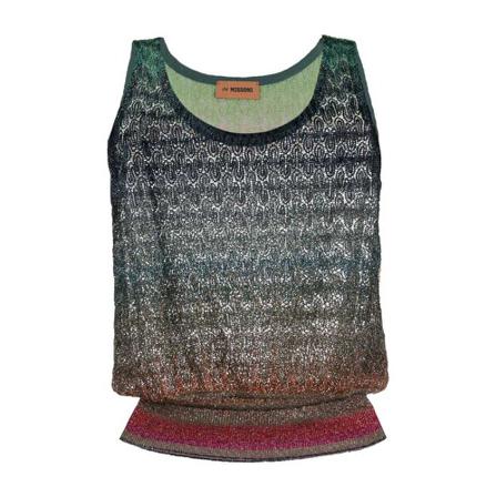 Missoni Top Blå, Dame