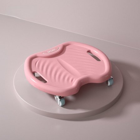 Magträningsplatta Fyrhjulig Tyst Abs Slid