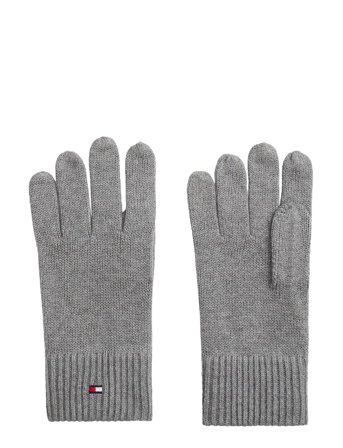 Tommy Hilfiger Essentials Flag Gloves - Grey - ONE SIZE