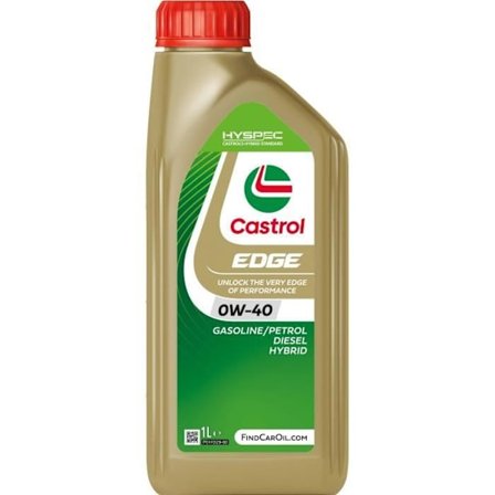Motorolja - CASTROL - EDGE 0W-40 - 1L