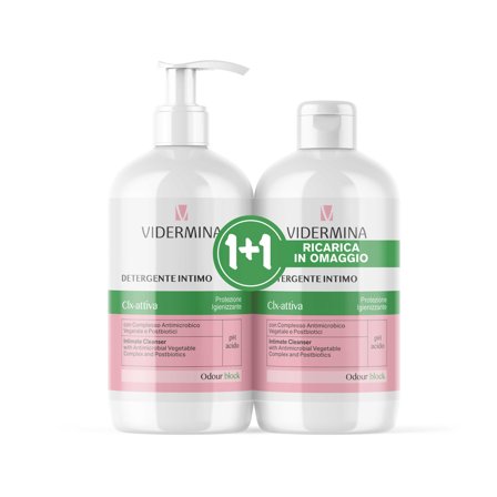 VIDERMINA CLX Duo Detergente Intimo ph acido 500+500ml - Igiene Intima