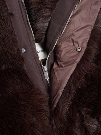 Narvik FauxFur Down Jkt