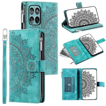 For Motorola Edge 60 5G/60 Fusion 5G Lommebok Etui Telefondeksel Mandala Blomstermønster