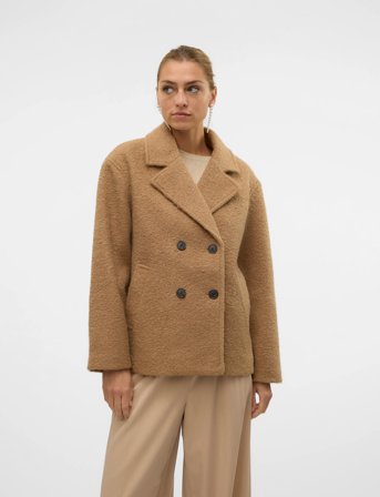 Vero Moda Vmelitebella Jacket Boo - Brown - S