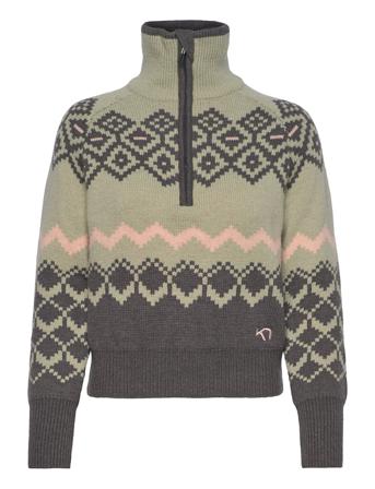 Agnes Knit Villapaita Vihreä Kari Traa