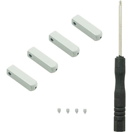 DIY Metalliske Aglets Skoledd Tilbehør Tips Hode Firkantet -S