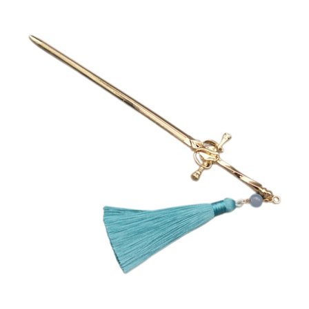 Klassisk sværd stil hårnål hårklemme til kvinder mode Hanfu kjole smykker