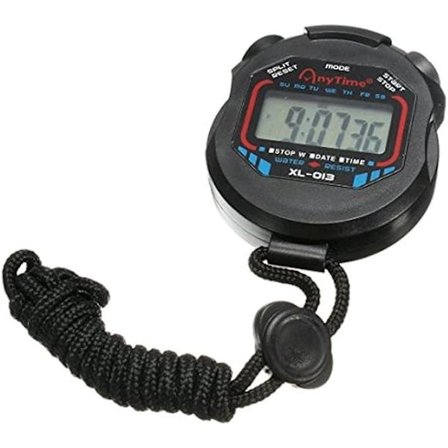 Digital og elektronisk stoppeklokke for løping, fotball, basketball, svømming, fitness, etc.