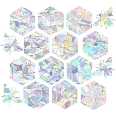 1 setti sateenkaaren auringonsuojia, koristeellinen ikkunakalvo, törmäyssuojatut ikkunatarrat, itseliimautuvat ikkunakiinnikkeet ikkunoihin