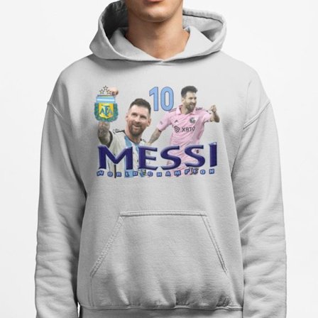 Messi Huvtröja Ask Hoodie Argentina Miami