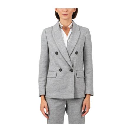 Peserico, Jacket Grijs, Dames, Maat:M