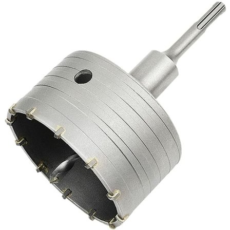 Betonghålssåg med 110 mm SDS Plus-adapter, för tegelbetongcementsten (100 mm + 110 mm SDS Plus-adapter) KLB