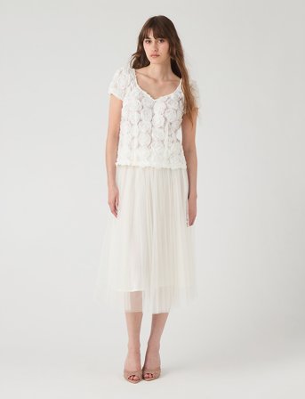 Ida Sjöstedt 261 Louise Top - White - 34