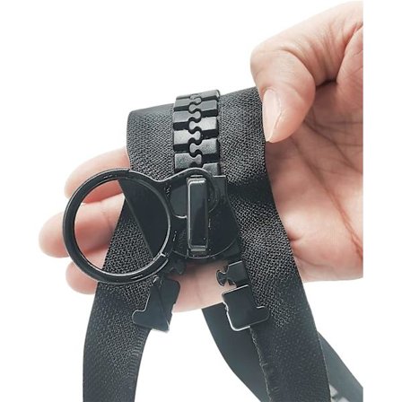 60 cm stor blixtlås i plast med grova tänder för sömnad, hantverk, tält, jackor, dunjackor, båtkapell, canvas, stor Vislon-blixtlås i harts