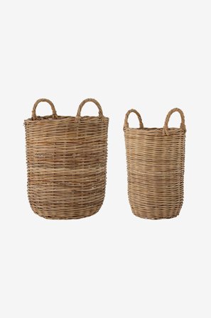 Bloomingville - Kurv Sede, sett med 2 - Brun - Småoppbevaring - Fra Homeroom