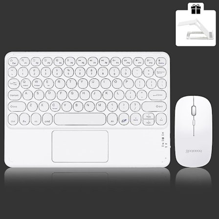 Ipad Keyboard And Mouse Combo, Wireless Bluetooth Keyboard