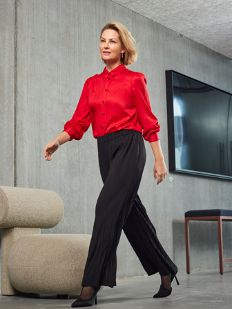 BRANDTEX - Skjorte - Rød