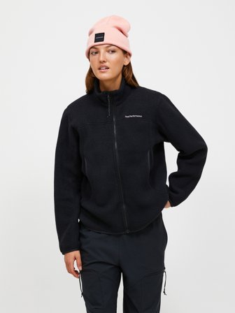 Fleece Zip Cardigan Women