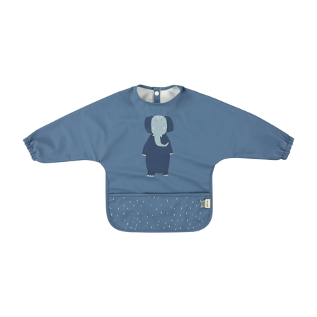 Trixie Smekke med ermer Mrs. Elephant, Blå, 1 stk.