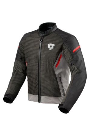 Motorradjacke Rev'It! Torque 2 H2O Grau/Rot XL