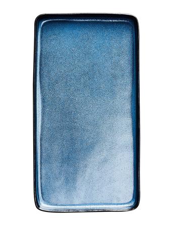 Raw Midnight Blue - Rectangular Dish Home Tableware Serving Dishes Serving Platters Blå Aida