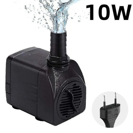 Nedsænkbar pumpe, vandpumpe med springvandsfunktion, 1,5 meter ledning, 10 watt størrelse