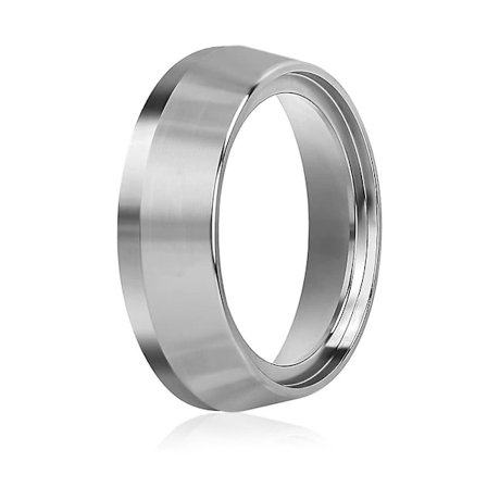 51 mm:n espresson annostelusuppilo, ruostumattomasta teräksestä valmistettu kahvin annostelurengas, yhteensopiva kaikkien 51 mm:n espressokoneiden 