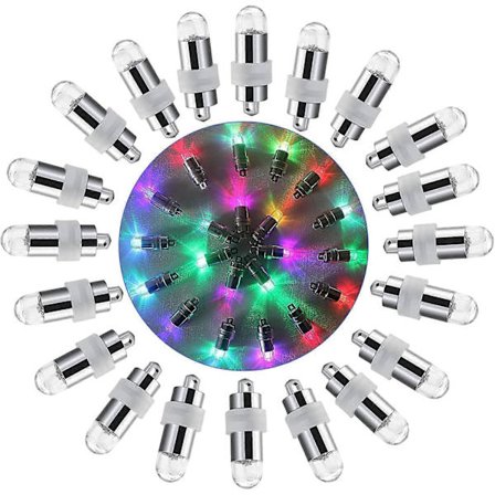 60 st Mini LED Ballonglampor Små Lyktlampor för Ballonger, Papperslyktor, Hantverk, Halloween, Bröllop, Festdekorationer Ljusslingor