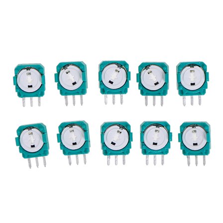 10PC 3D Analog Joystick Potentiometer 3 Pin Sensor Module Repla One Size