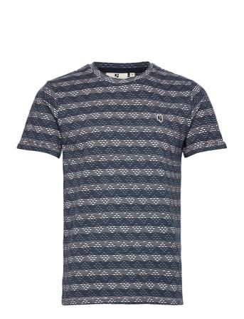 Men`s T-Shirt Ss T-shirts Short-sleeved Marineblå Garcia*Betinget Tilbud