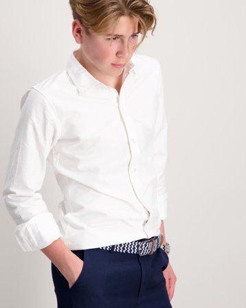 RYVLS Oxford Shirt Vit Skjortor Kille - Kids Brand Store