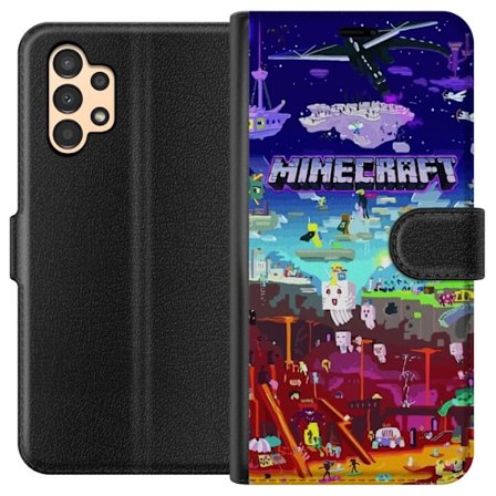 Yhteensopiva Lompakkokotelo Samsung Galaxy A13 MineCraft