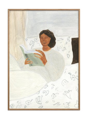 The Poster Club Tpc X Isabelle Vandeplassche - Morning Read - Multi/patterned - 50X70CM