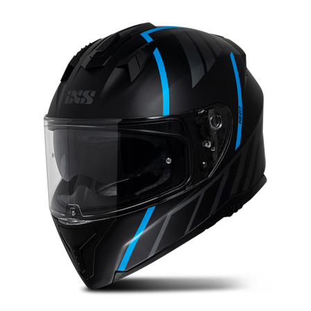 Umpikypärä iXS iXS217 2.0 Matta musta / vaaleansininen L