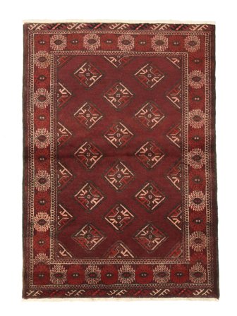 Anudada A Mano Belouch Alfombra 97X133 Persa De Lana Pequeño