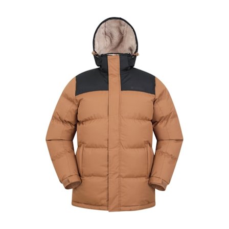Mountain Warehouse Snow Borg Fodrad Vadderad Jacka Herr S Tan