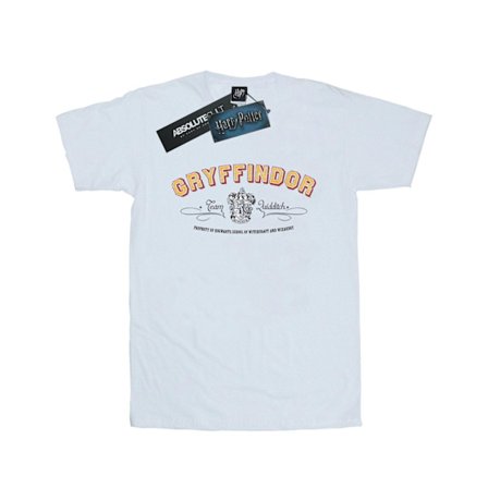 Harry Potter Dam/Kvinnor Gryffindor Team Quidditch Bomull Boyfriend T-shirt