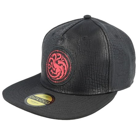 Difuzed - Nero snapback Cappellino - Game of Thrones House Of The Dragon Black Snapback @ Hatstore