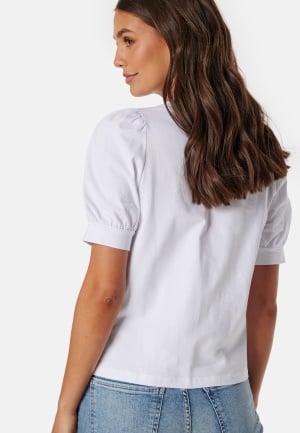 VERO MODA Vmkerry 2/4 O-Neck Top Bright White XL Bright White T-skjorter Dam