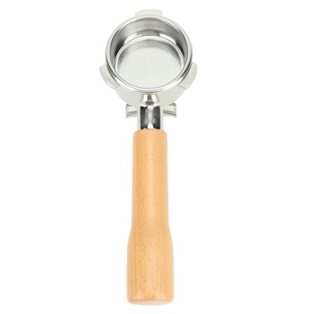 Kaffe Portafilter 54mm Kaffe Dobbelt Spout Portafilter Rustfrit Stål Kaffe Spout Portafilter Til Breville 870 880 Kaffemaskine C1 Bøg