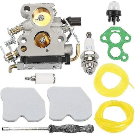 Forgasser med luftfilter, drivstofflinjefilter for Husqvarna 235 235e 236 236e 240 240e motorsag Jonsered Cs2234 Cs2238 Cs2234s Cs2238s Carb 