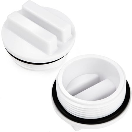 2-pakning gjengede tetningsplugger for returslanger til basseng - Anti-fryseplugg for basseng