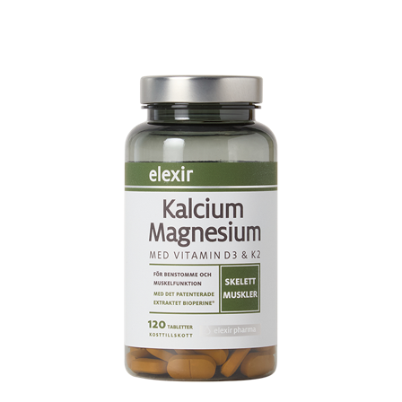 Elexir Pharma Kalcium Magnesium, 120 tablettia