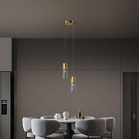 LED-pendellampe Enkelt 7cm G9 Kobber Messing Nordisk 110-240v