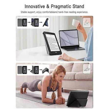 Flip-deksel for Kindle Paperwhite 12. generasjon-2025 7", slankt stativdeksel