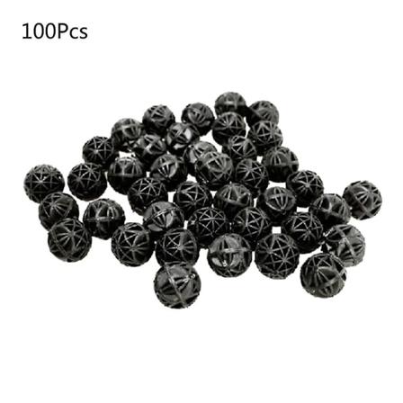 Biologiska filterbollar för akvarium, filtermaterial, 100 st