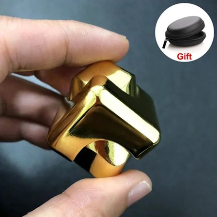 Alloy Cube Spinner Fingertip Gyroscope Fidget Anti Stress Leksaker Vuxen Kontor Hem Resa Bärbara Stress Relief Leksaker Julklappar