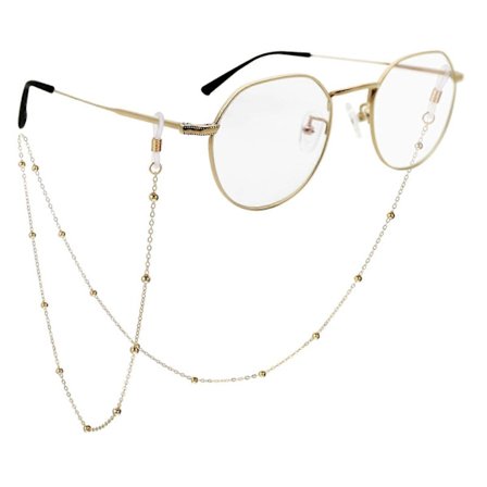 Brillekjeder for kvinner Perler Søte brillerammer Snor Maskeholder Snor Halskjede Stilig Solbriller Smykker Brillerem Tilbehør Pre