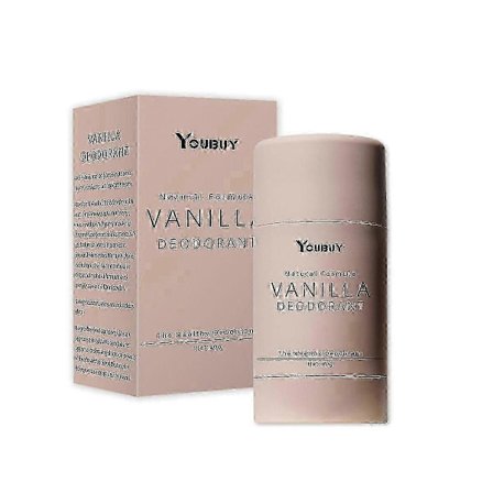 Vanilla Skin Naturlig Deodorant for Kvinner & Menn - Aluminiumfri, 72 timers luktbeskyttelse, Vegansk & Trygg for Sensitiv Hud, Frisk Vaniljeduft, 