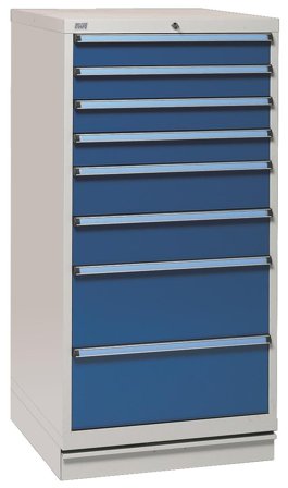 Treston 61607006 Laatikosto Tyyppi 70/140-6, laatikot (kpl x korkeus mm): 1x50, 2x75, 2x100, 2x150, 2x250, Autotallin sisustus & säilytys